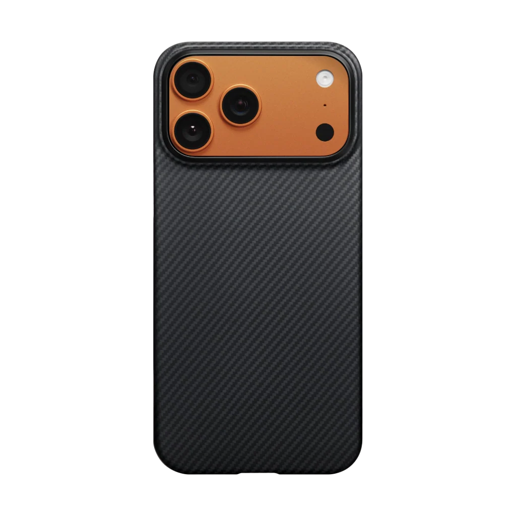Coque PITAKA Carbone MagSafe iPhone 17 Pro Max – Noir Premium