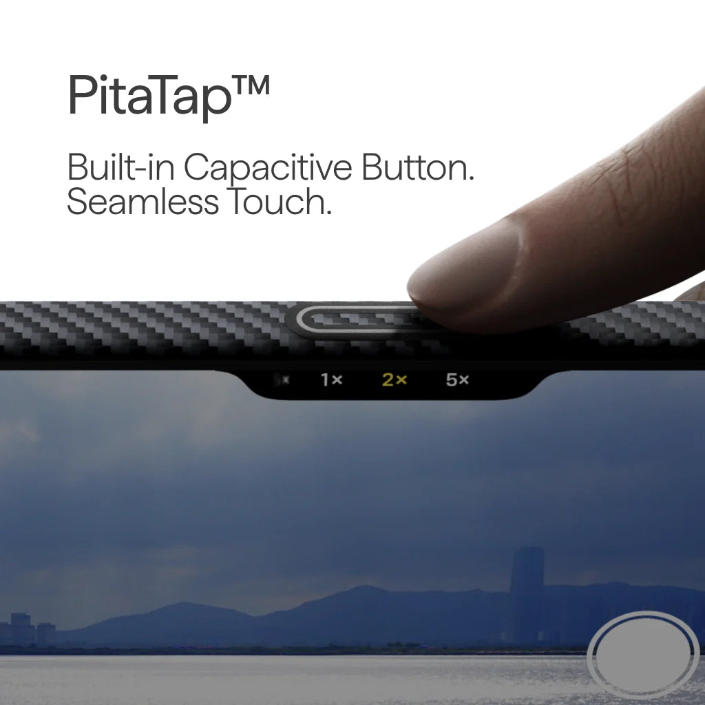 Coque PITAKA Carbone MagSafe iPhone 17 Pro Max – Noir Premium