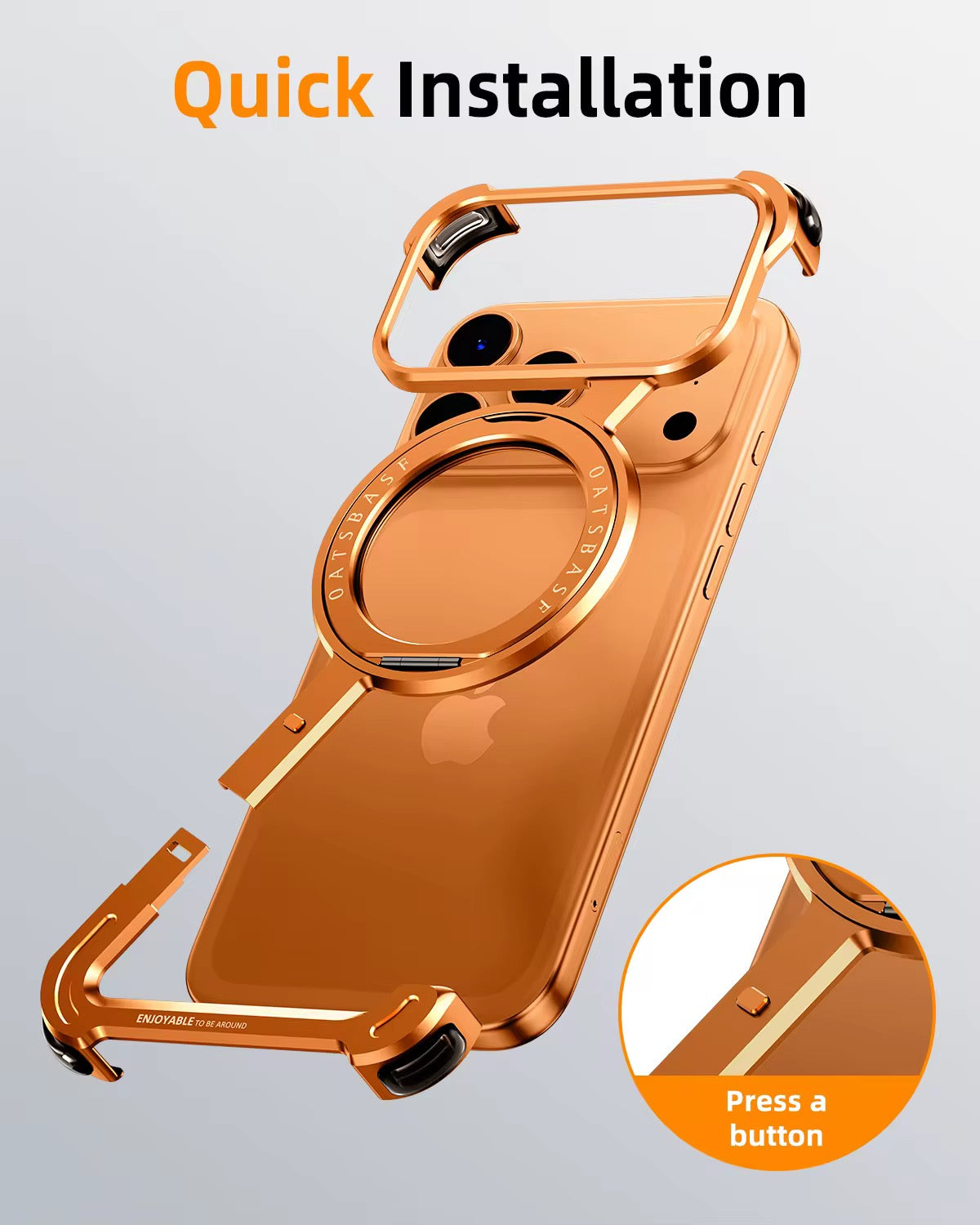Coque Aluminium Z Armor Magnétique – iPhone 17 Pro / 17 Pro Max