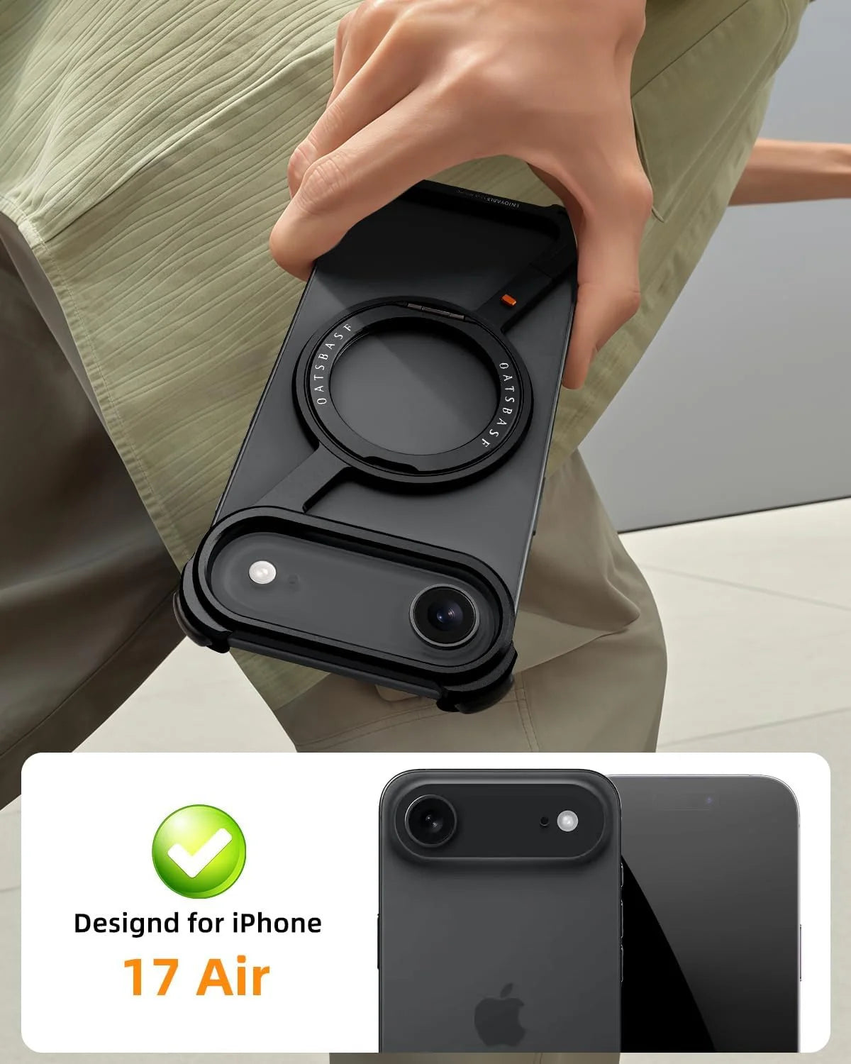 Coque Aluminium Z Air 360° Magnétique – iPhone 17 Air