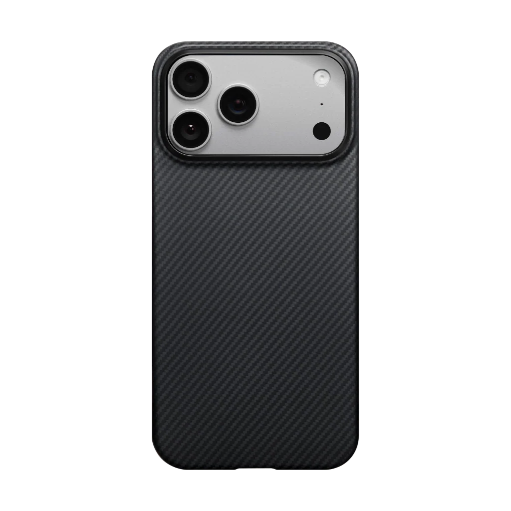Coque PITAKA Carbone MagSafe iPhone 17 Pro Max – Noir Premium