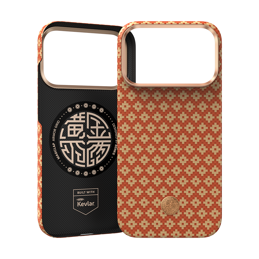 Coque iPhone 17 Pro Max BENKS Kevlar Tressé MagSafe