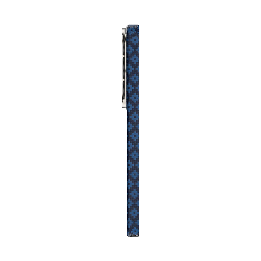 Coque BENKS ArmorGrid Kevlar MagSafe – Bleu Carbone pour Samsung S26 Plus / S26 Ultra