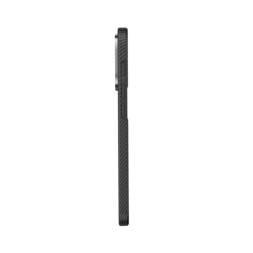 Coque BENKS ArmorAir Kevlar MagSafe – Noir Carbone pour iPhone 16 Pro / 16 Pro Max