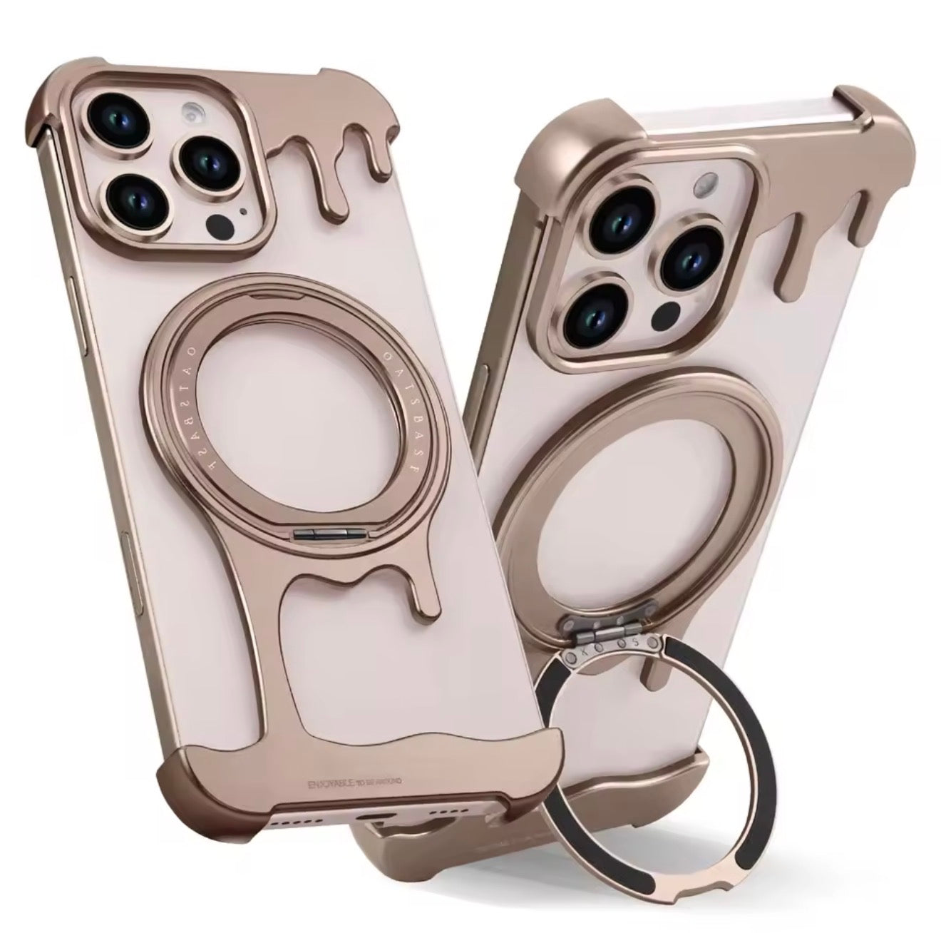Coque Aluminium MagSafe 360° (Support Rotatif)