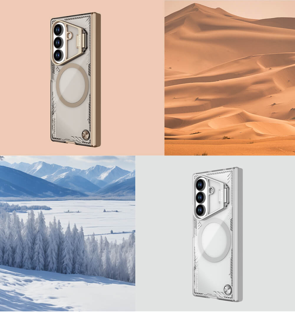 Nillkin CamShield Pro – Coque Z Fold 7 avec support + aimants (Anti-choc)