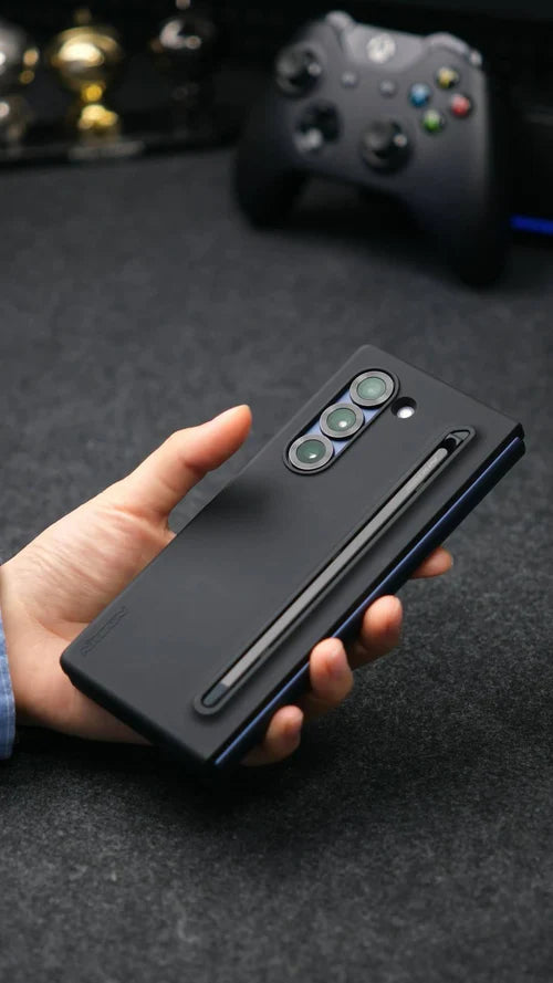 Nillkin Flex Pure – Coque Galaxy Z Fold 7 avec support S Pen (Noir)