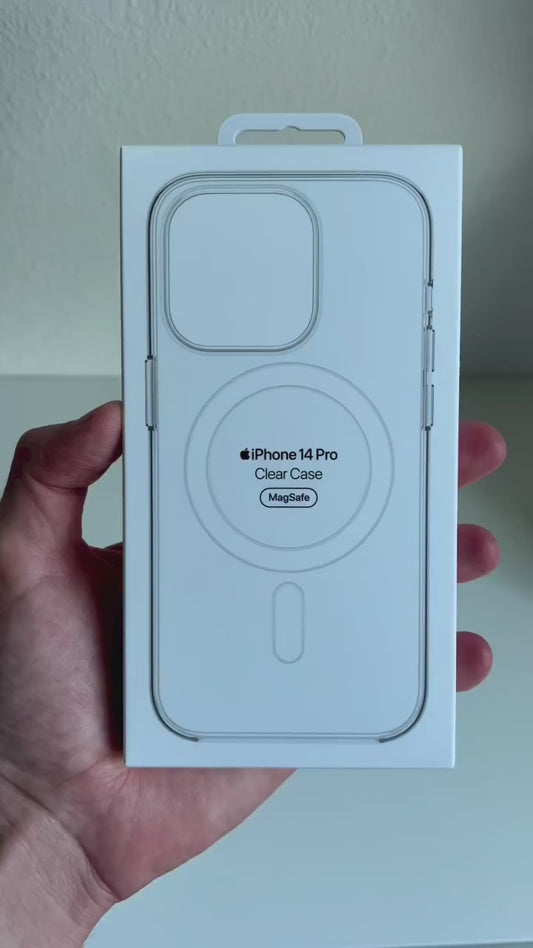 Coque Transparente MagSafe Originale – iPhone 12 à iPhone 17 (Tous modèles)